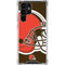NFL Cleveland Browns Large Logo Galaxy S22 Ultra Clear Case