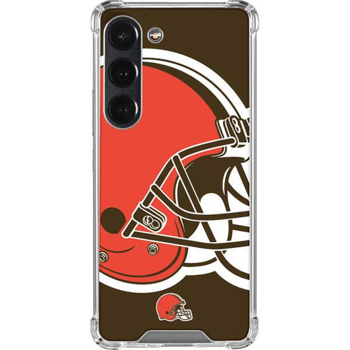 NFL Cleveland Browns Large Logo Galaxy S23 Clear Case