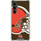 NFL Cleveland Browns Large Logo Galaxy S23 FE Clear Case