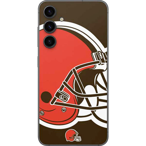 NFL Cleveland Browns Large Logo Galaxy S23 FE Skin