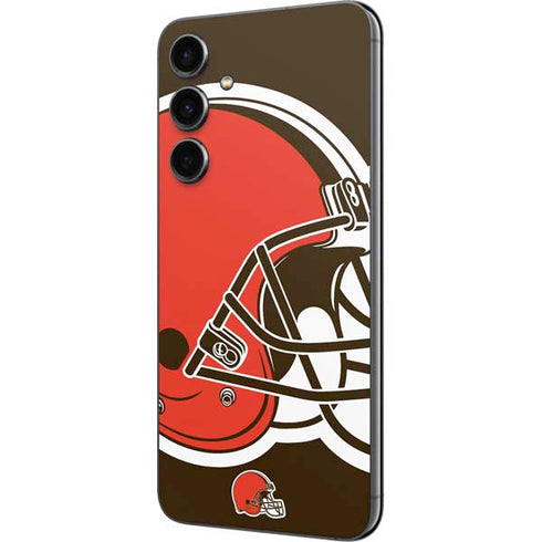 NFL Cleveland Browns Large Logo Galaxy S23 FE Skin