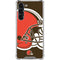 NFL Cleveland Browns Large Logo Galaxy S23 Plus Clear Case