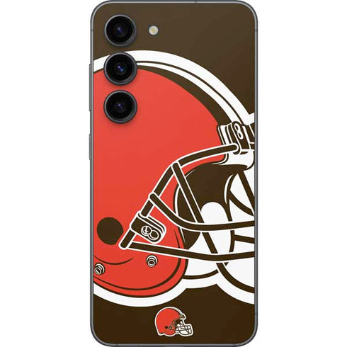 NFL Cleveland Browns Large Logo Galaxy S23 Skin