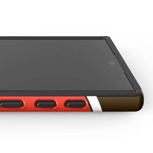 NFL Cleveland Browns Large Logo Galaxy S24 Ultra Impact Case