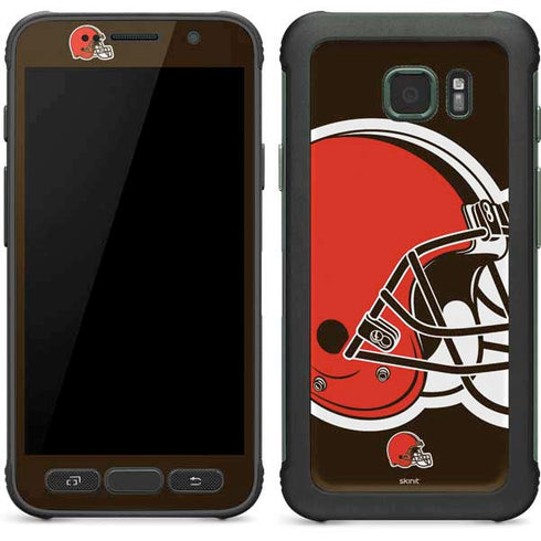 NFL Cleveland Browns Large Logo Galaxy S7 Active Skin