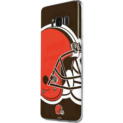 NFL Cleveland Browns Large Logo Galaxy S8 Skin