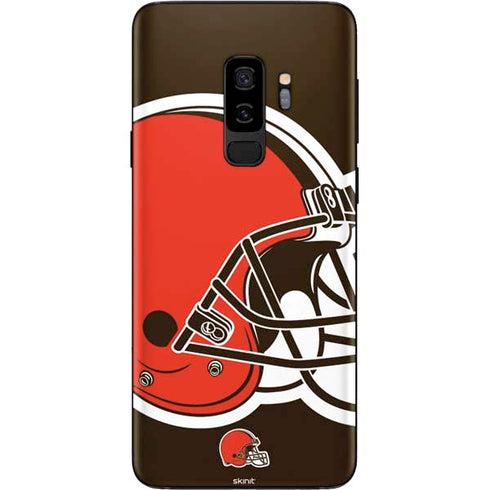 NFL Cleveland Browns Large Logo Galaxy S9 Plus Skin