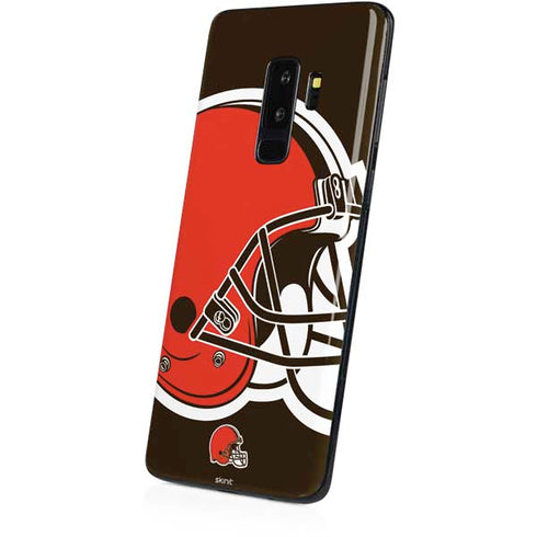 NFL Cleveland Browns Large Logo Galaxy S9 Plus Skin