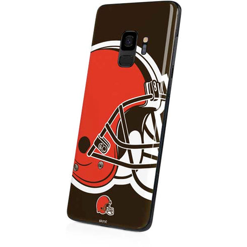 NFL Cleveland Browns Large Logo Galaxy S9 Skin