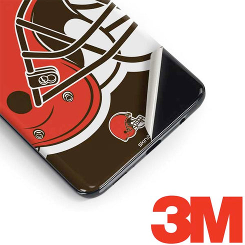 NFL Cleveland Browns Large Logo Galaxy S9 Skin