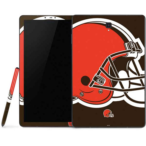 NFL Cleveland Browns Large Logo Samsung Galaxy Tab Skin