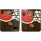 NFL Cleveland Browns Large Logo Galaxy Z Flip Skin