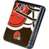 NFL Cleveland Browns Large Logo Galaxy Z Flip5 5G Skin