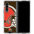 NFL Cleveland Browns Large Logo Galaxy Z Fold4 5G Clear Case