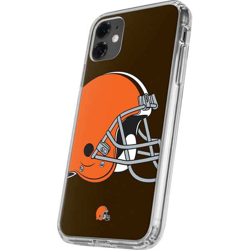 NFL Cleveland Browns Large Logo iPhone 11 Clear Case