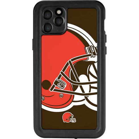 NFL Cleveland Browns Large Logo iPhone 11 Pro Max Waterproof Case