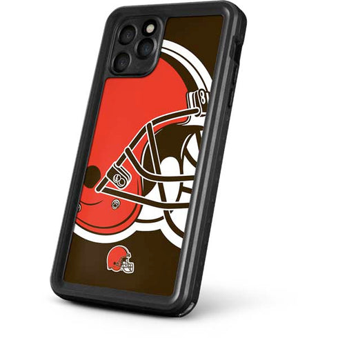 NFL Cleveland Browns Large Logo iPhone 11 Pro Max Waterproof Case