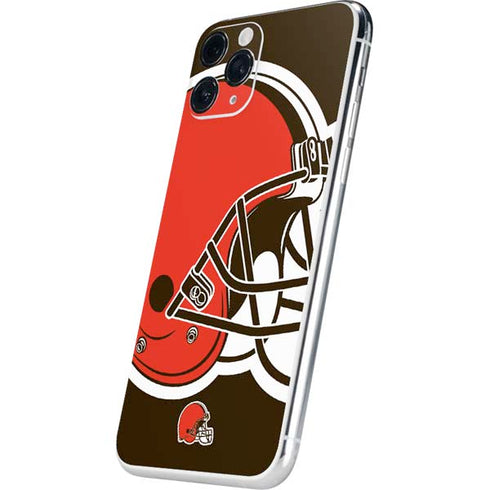 NFL Cleveland Browns Large Logo iPhone 11 Pro Skin