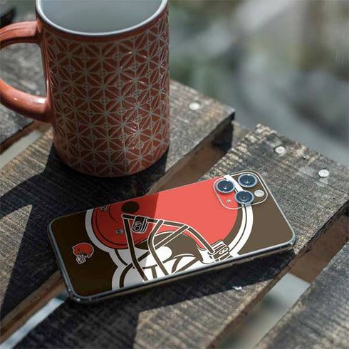 NFL Cleveland Browns Large Logo iPhone 11 Pro Skin