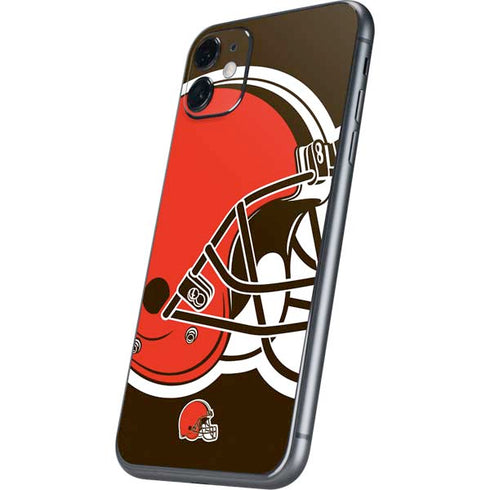 NFL Cleveland Browns Large Logo iPhone 11 Skin