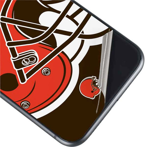 NFL Cleveland Browns Large Logo iPhone 11 Skin