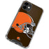 NFL Cleveland Browns Large Logo iPhone 12 Clear Case
