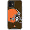 NFL Cleveland Browns Large Logo iPhone 12 Mini Clear Case
