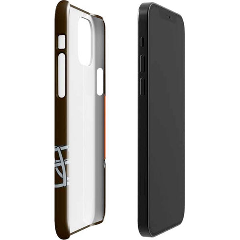 NFL Cleveland Browns Large Logo iPhone 12 Mini Lite Case