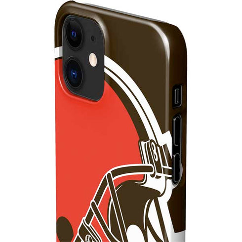 NFL Cleveland Browns Large Logo iPhone 12 Mini Lite Case