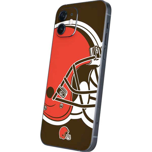 NFL Cleveland Browns Large Logo iPhone 12 Skin