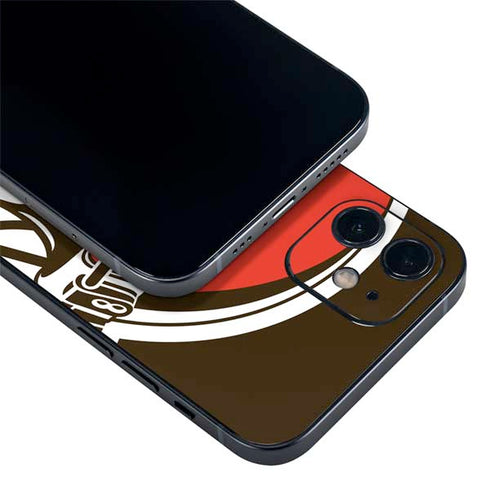 NFL Cleveland Browns Large Logo iPhone 12 Skin