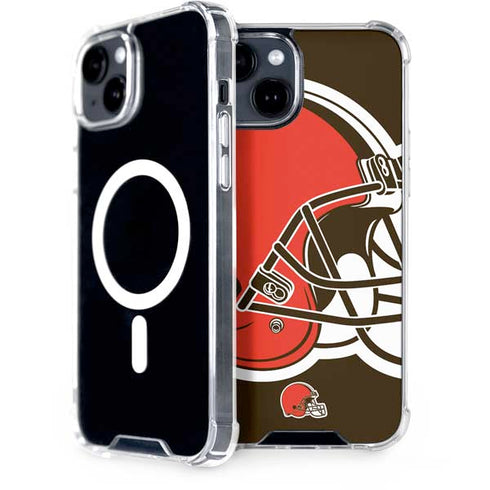 NFL Cleveland Browns Large Logo iPhone 13 MagSafe Case