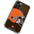 NFL Cleveland Browns Large Logo iPhone 13 Mini Clear Case