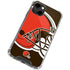 NFL Cleveland Browns Large Logo iPhone 14 Clear Case