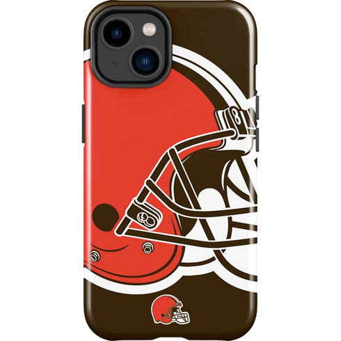 NFL Cleveland Browns Large Logo iPhone 14 Plus Impact Case