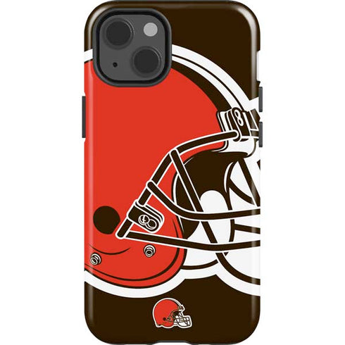 NFL Cleveland Browns Large Logo iPhone 15 Impact Case