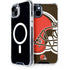 NFL Cleveland Browns Large Logo iPhone 15 Plus MagSafe Case