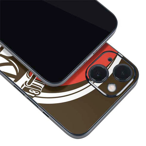 NFL Cleveland Browns Large Logo iPhone 15 Plus Skin