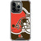 NFL Cleveland Browns Large Logo iPhone 15 Pro Clear Case