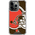 NFL Cleveland Browns Large Logo iPhone 15 Pro Clear Case