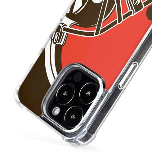 NFL Cleveland Browns Large Logo iPhone 15 Pro Max MagSafe Case