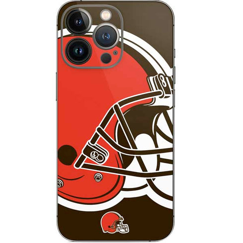 NFL Cleveland Browns Large Logo iPhone 14 Pro Skin