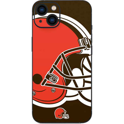NFL Cleveland Browns Large Logo iPhone 14 Skin