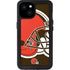 NFL Cleveland Browns Large Logo iPhone 15 Plus Waterproof Case