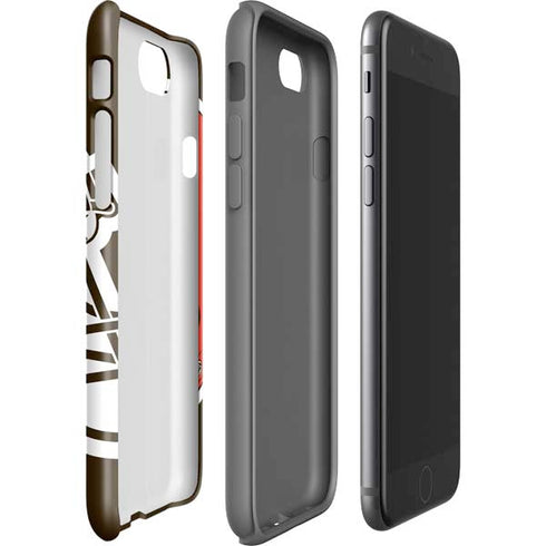 NFL Cleveland Browns Large Logo iPhone SE (2nd & 3rd Gen) Pro Case