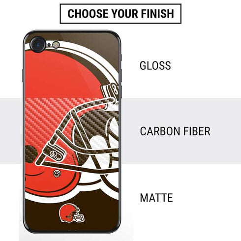NFL Cleveland Browns Large Logo iPhone SE (2nd & 3rd Gen) Skin