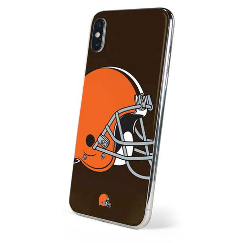 NFL Cleveland Browns Large Logo iPhone XS Max Skin