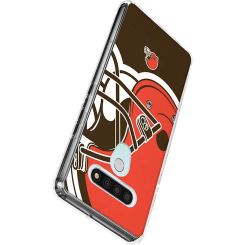 NFL Cleveland Browns Large Logo LG Stylo 6 Clear Case