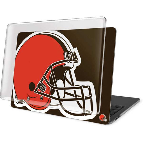 NFL Cleveland Browns Large Logo MacBook Pro 13in (2020) Case plus Skin