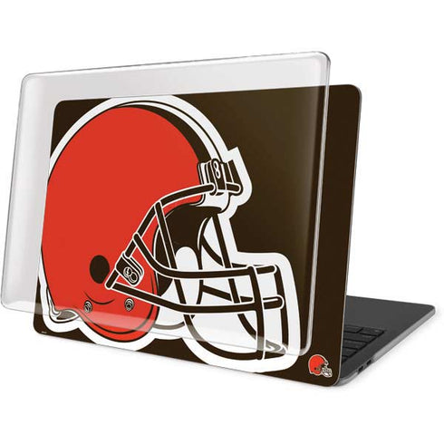 NFL Cleveland Browns Large Logo MacBook Pro 15in (2016-19) Case plus Skin